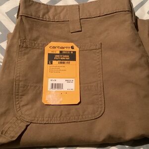 NWT Men’s Carhartt LOOSE FIT CANVAS UTILITY WORK PANTS - Size 42 x 30
